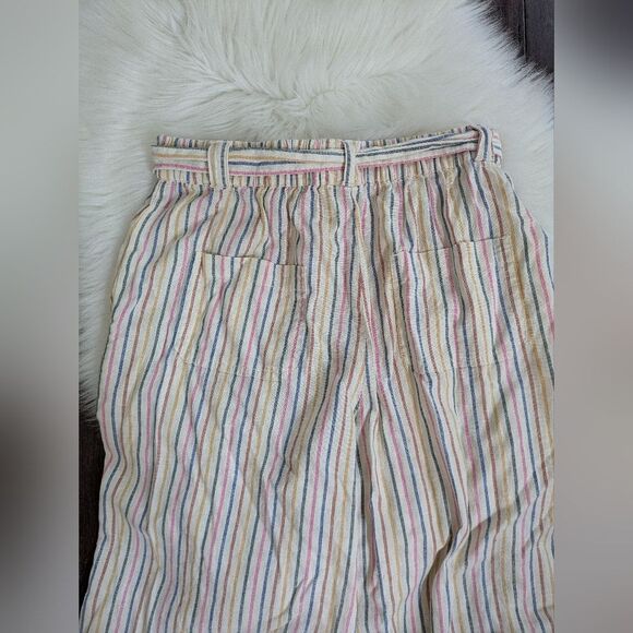 Marine Layer Multicolor Cream Wide Leg Pants M Medium - Picture 6 of 6